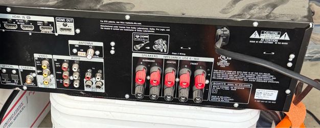 SONY MULTI CHANNEL AV RECEIVER