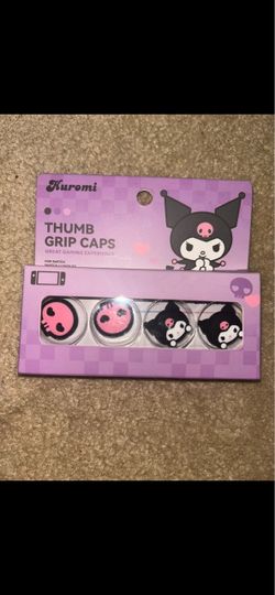 Kuromi thumb grip caps