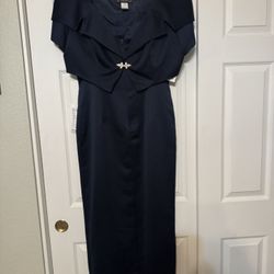 Navy Blue Formal Gown