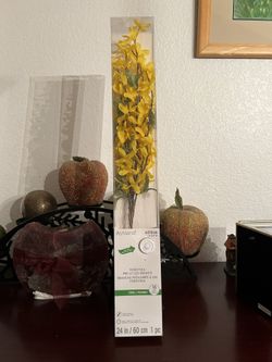 Light Up LED Forsythia Branch Home Decor
