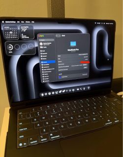 MacBook Pro 14 inch 24GB RAM 1TB SSD Space Black