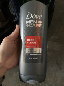 Dove men care body and face wash