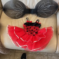 Child XS lady Bug Costume 