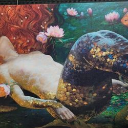 Mermaid Canvas Painting 