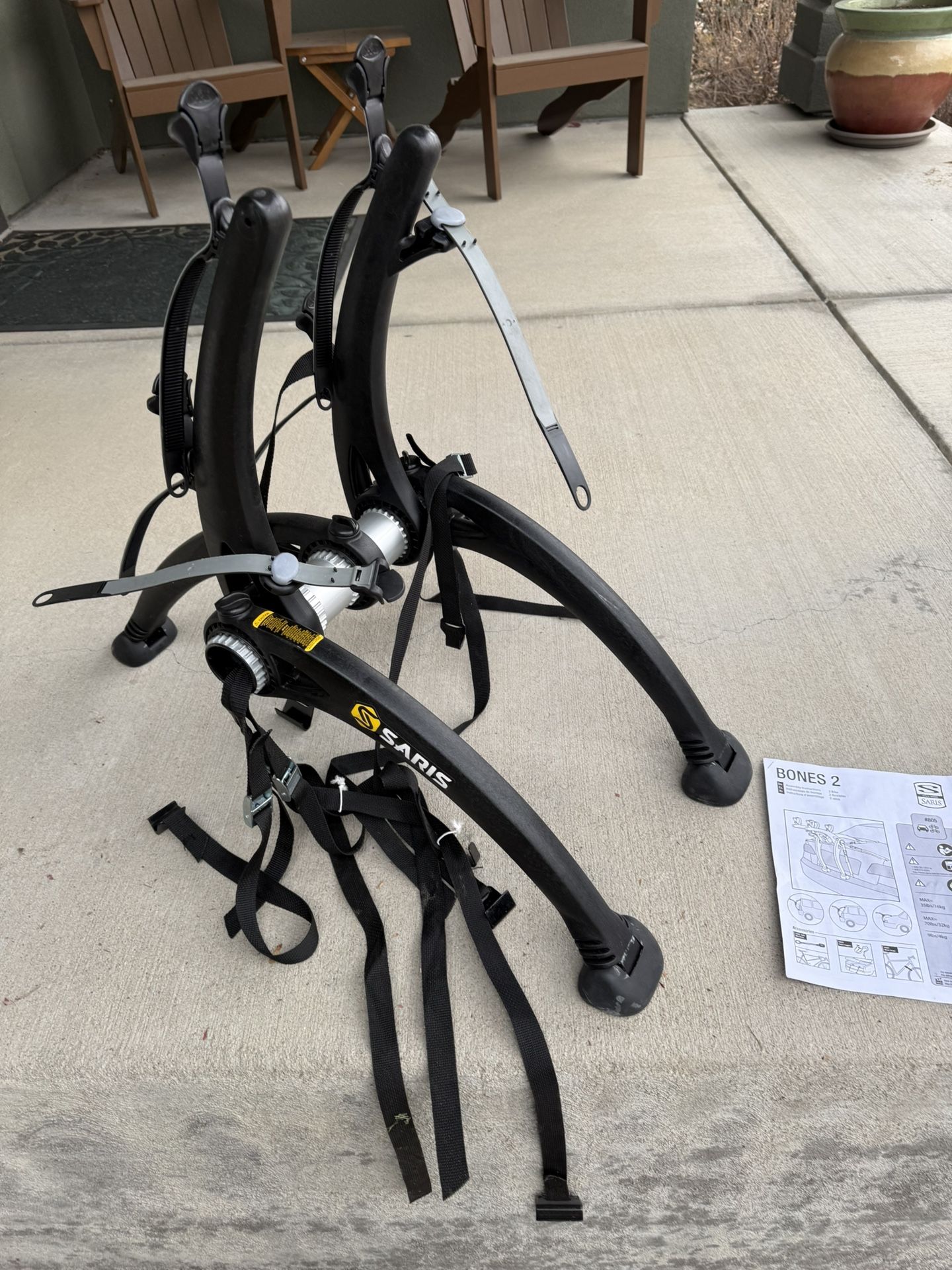 Saris Bone 2 Bike Rack For Car