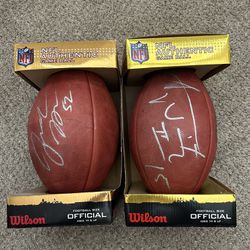 Signed NFL Authentic Game Balls 
