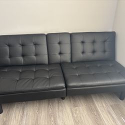 Leather futon  
