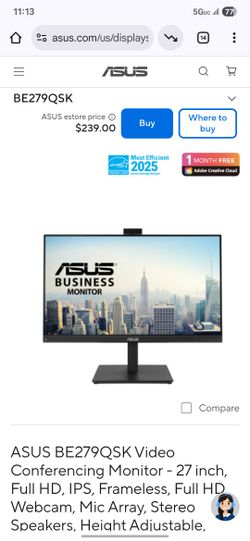 Asus 27" Monitor