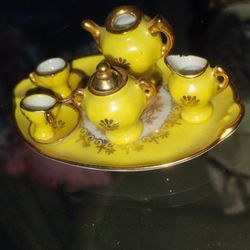 Vintage Limoges Miniature Tea Set