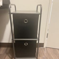 Standing Drawer Storage With Bins