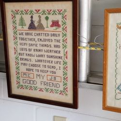 Handmade Cross Stitch.