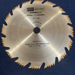 Sears Craftsman Kromedge 10 Inch Saw Blade Made In U.S.A. 32498