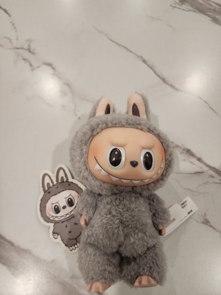 Grey Labubu
