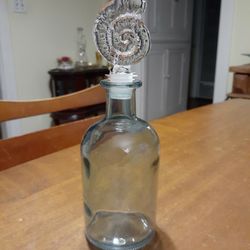 Pearlescent Green Swan Bottle