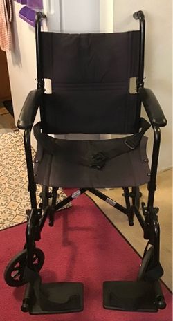 Transport Chair w/Swing Away Footrests