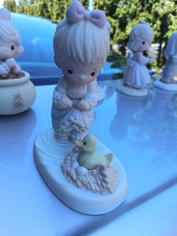 A precious moments  porcelain collection