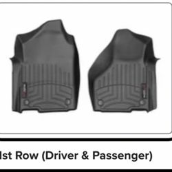 Dodge Ram Truck Weather Mat  2500 And 3500  2 Front Passenger And  Driver 