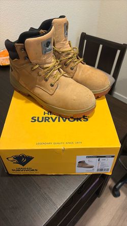 Herman survivors suede leather work boots 11w