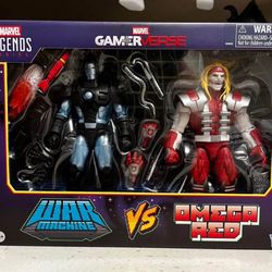 Marvel Legends Series Gamerverse Marvel's War Machine vs Marvel's Omega Red Action Figures