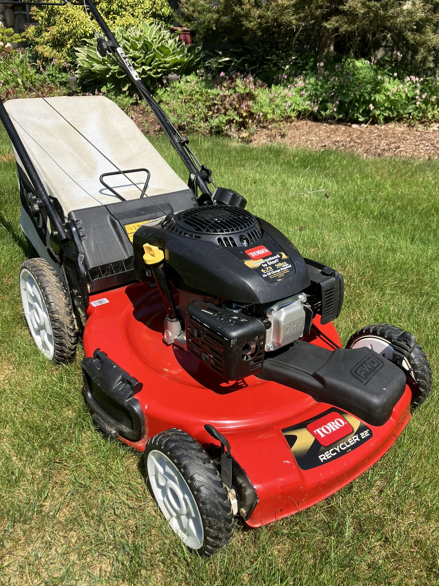 Toro Recycler 22” FWD Self Propelled Power Lawn Mower