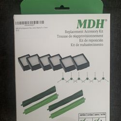 MDH 16-Pack Replacement Parts Accesory Kit (Roomba E & Roomba J Series)