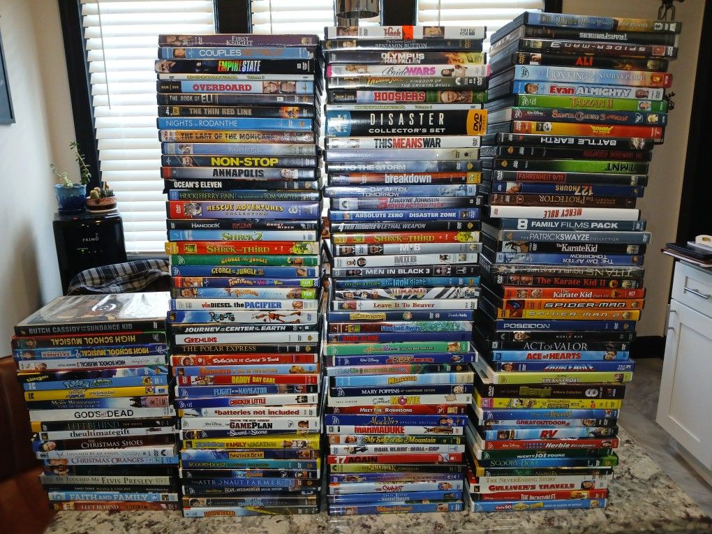 HUGE DVD LOT FOR SALE DIFFERENT GENRES