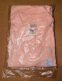 Title: Croft & Barrow Men's Classic Polo Shirt Pink XXL NIP