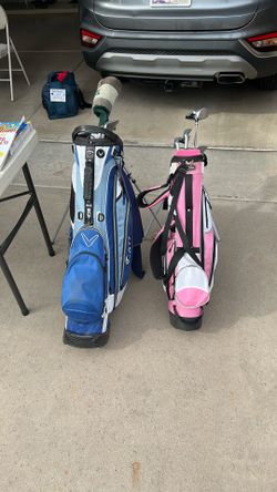 Gollf Bag And Clubs
