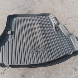 04-08 ACURA TSX REAR TRUNK FLOOR MAT WEATHER RUBBER LINING OEM
