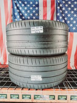 325/35ZR22 MICHELIN PILOT SPORT 4S MAX PERFORMANCE SUMMER 325 35 22 Set of 2 Used Tires