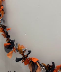 Halloween cloth garland
