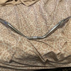 Chrome bicycle handlebars Longhorn 26" wide  