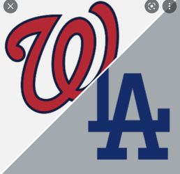 2 Tickets Nats Vs Dodgers 