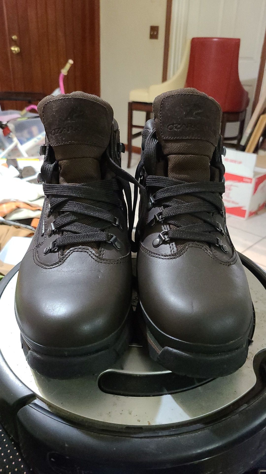 Waterproof and oil resistant leather work boots