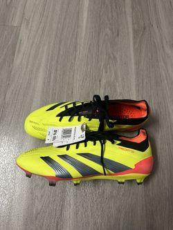 Adidas Predator Elite FG Solar Yellow Soccer Cleats   Mens Size 9.5 