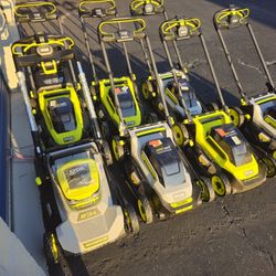 RYOBI 40V-18V LAWNMOWER  