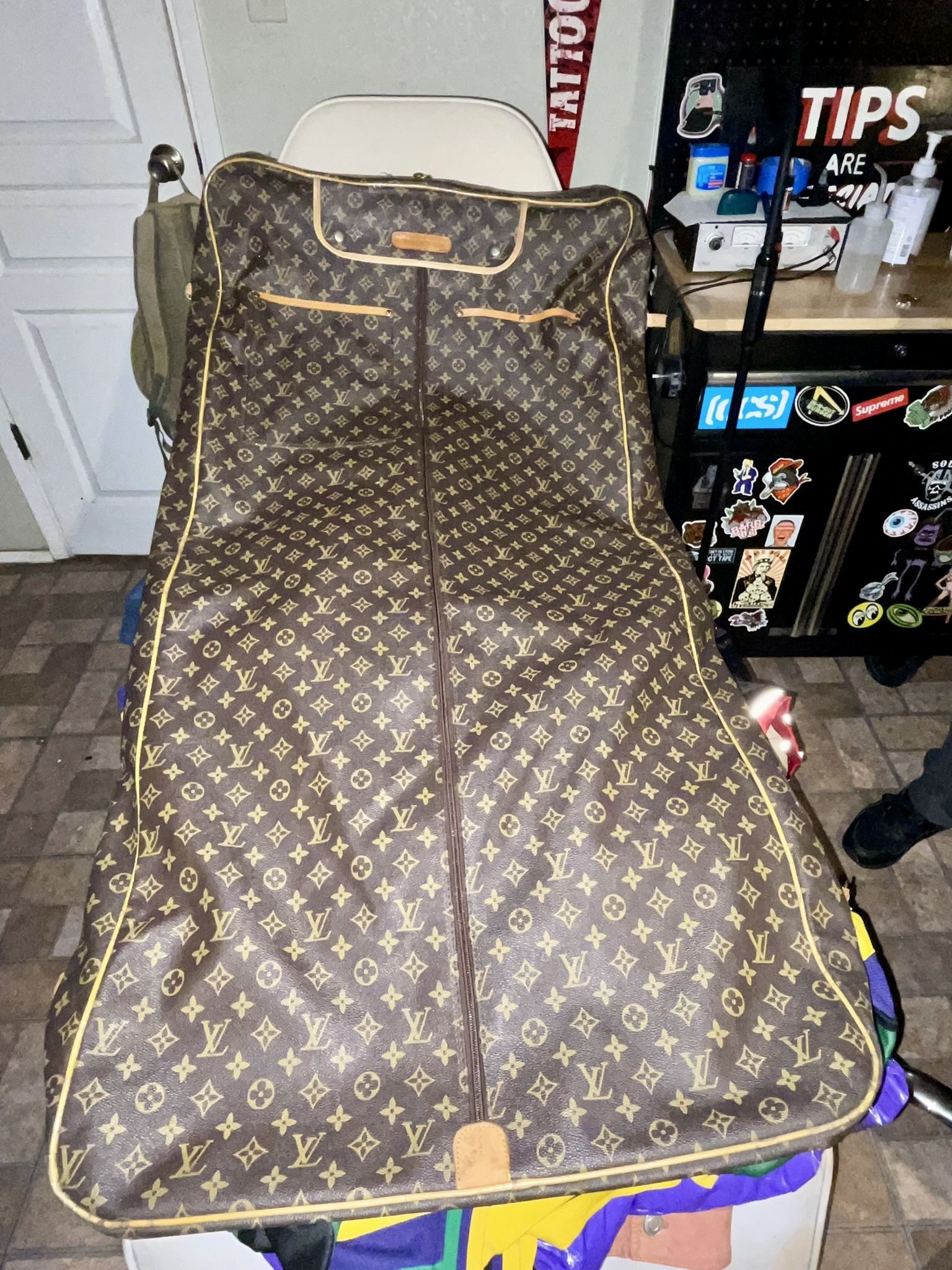 Louis Vuitton Handmade Vintage Garment Bag