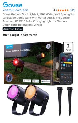 Govee outdoor spot lights