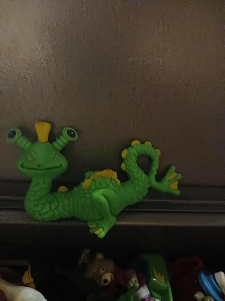 1980 Current Inc Interlocking Interchangeable Green Sea Dragon Toy PVC Figure
