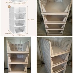 4-Stackable Closet Organizer $20