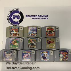 N64 Games - All Authentic - All Tested Work Perfect! 