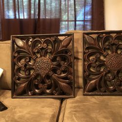 Par De Cuadros De Madera