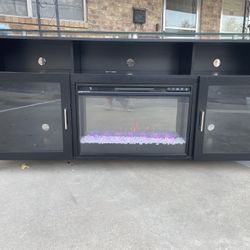 Tv Stand Fireplace Brand New