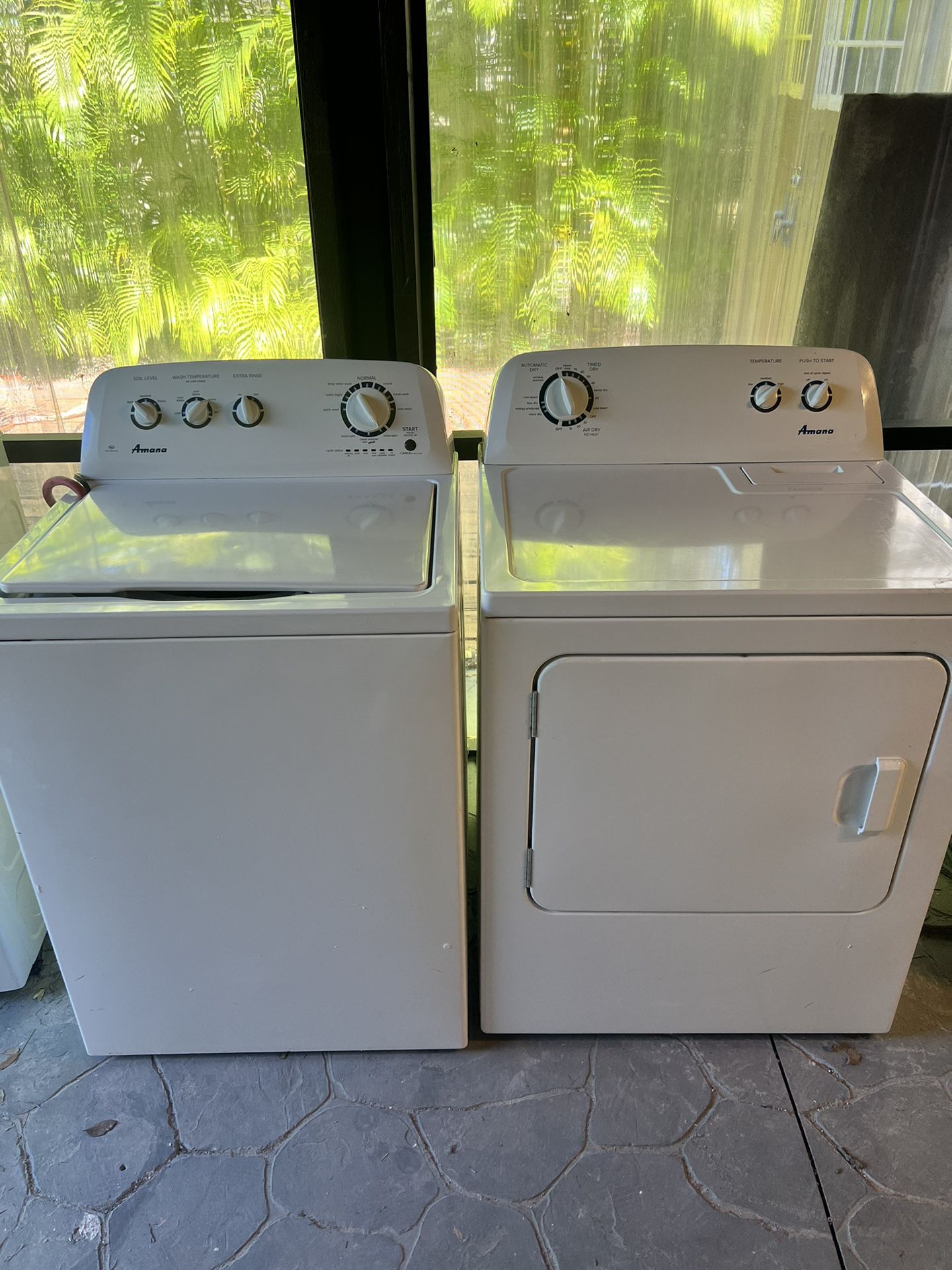 Amana High Efficiency Washer & Dryer 