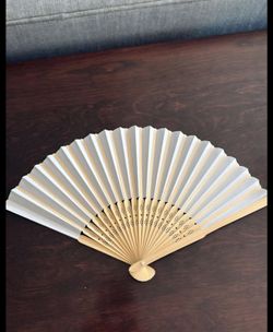Bamboo and Paper Folding Hand Fan