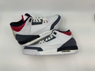 Nike Air Jordan 3 Retro SE Fire Red Denim GS Size 6Y
