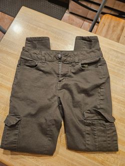 Wax Jean Military Green Cargo Pants Size 5/27
