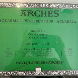 New Arches & Fluid Watercolor Paper Combo