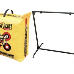 Morrell Archery bundle- includes: 19-Pound Stinger Archery Bag + 30-Inch Bag Target Stand