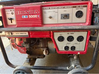 Honda EB5000x gas generator